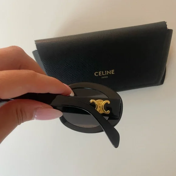 Celine Triomphe Oval Sunglasses 52mm - Picture 3 of 10